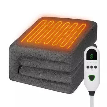 Электрический обогреватель Homwarm, быстрый нагрев, экономичный, электрический светодиод, 9-уровневый таймер температуры, защита от перегрева, защита от клещей пыли, холодный нагрев, полностью сертифицированный PSE