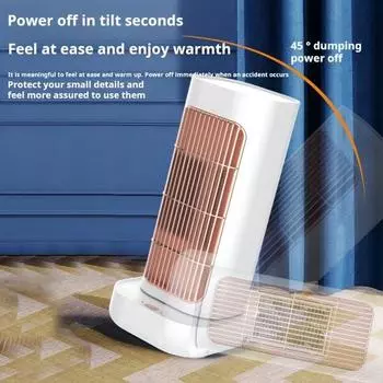 Электрический обогреватель мощностью 1300 Вт с низким уровнем шума, защитой от перегрева, быстрым нагревом для ванной комнаты US Plug белый