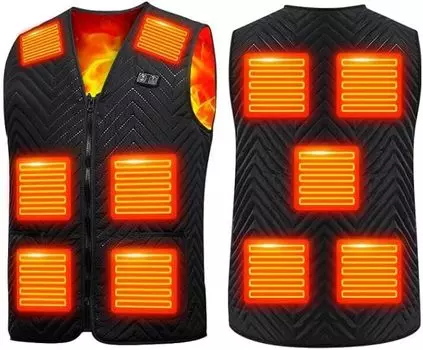 Электрический обогреватель с подогревом 11 мест генерации тепла спереди и независимая передняя и задняя температура защита от холода температура USB