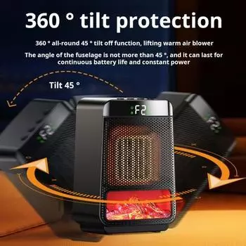 Электрический обогреватель с таймером, регулируемой температурой, автоматическим отключением, огнестойкий