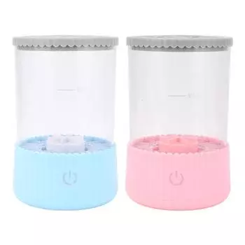 Электрический очиститель для кистей для макияжа с USB-разъемом, автоматическая машина для очистки кистей для макияжа, 7000 об/мин, Make Up Bru Blue