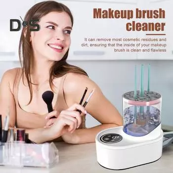Электрический очиститель для кистей для макияжа, съемный USB-аккумулятор, автоматическая машина для чистки косметических кистей, держатель для сушки косметических кистей, контейнер для мытья инструментов Direct Power