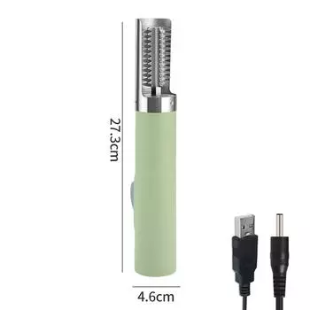 Электрический очиститель для рыбной чешуи, беспроводной скребок для рыбной чешуи, портативный инструмент для удаления чешуи зелёный