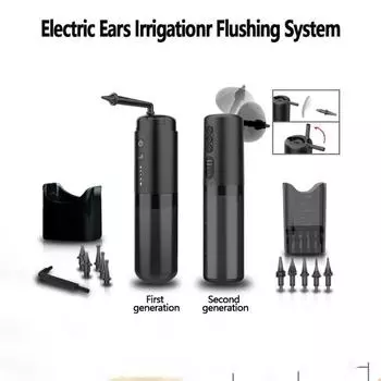 Электрический очиститель ушей, промыватель ушей, полностью автоматический очиститель ушей, очиститель ушной серы чёрный