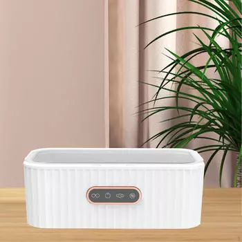 Электрический очиститель ювелирных изделий Ванна Бак Профессиональная чистка Великобритания Адаптер Вилка Моющие Инструменты для макияжа белый