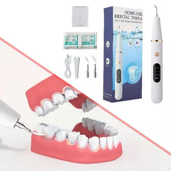 Электрический очиститель зубов, простой в использовании профессиональный очиститель пятен на зубах для дома
