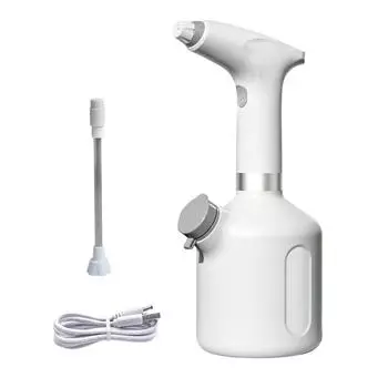 Электрический опрыскиватель для домашнего использования, автоматический заводской флакон MisterSpray 1 л с 2 режимами распыления для использования в помещении белый