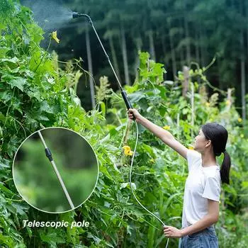 Электрический опрыскиватель для растений 5 л, зарядка через USB, садовый поливочный спринклер, 1800 мАч/2400 мАч, ручной поливочный инструмент для растений