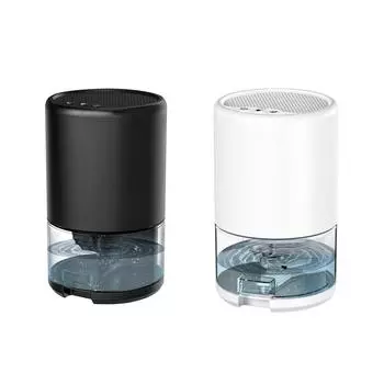 Электрический осушитель воздуха Компактный с 7-цветным ночным светом для прачечной белый