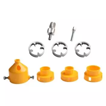 Электрический открыватель отверстий для 4- и 6-точечных труб из ПВХ. Надежная работа.