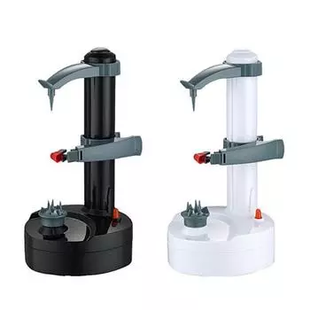 Электрический овощечистка из нержавеющей стали, многофункциональная машина для очистки фруктов и овощей, картофеля чёрный