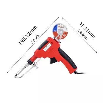 Электрический паяльник JCD 220 В 60 Вт, штепсельная вилка EU, ручной, внутренний нагрев, автоматическая отправка инструментов для ремонта сварочного пистолета