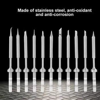 Электрический паяльник с наконечником Mini Pen Type из нержавеющей стали, сменные наконечники для паяльника TS100