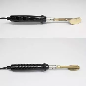 Электрический паяльник с пластиковой ручкой и плоским наконечником для ремонта бампера автомобиля, ручной аппарат для сварки пластика US Plug