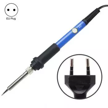 Электрический паяльник с регулируемой температурой, 60 Вт, 110/220 В, сварочная ручка, инструмент US-Plug