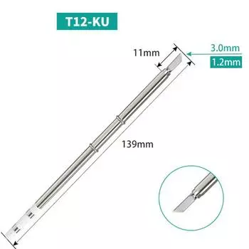Электрический паяльник T12 для комплектов паяльной станции Hakko Fx951 Diy