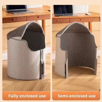 Электрический персональный обогреватель для использования в помещении, тихий, грелка для ног, регулируемая температура, цифровой дисплей, огнестойкий, 4 режима таймера, обогреватель пространства A US Plug