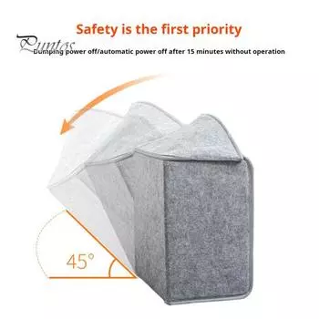 Электрический персональный обогреватель с регулируемой температурой, автоматическим отключением, складной конструкцией, для использования в помещении, тихий электрический обогреватель для ног A US Plug