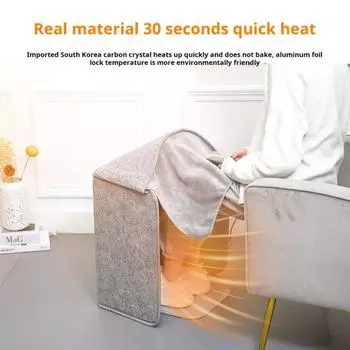 Электрический персональный обогреватель с регулируемой температурой и автоматическим отключением. Складная конструкция. Для использования в помещении. Электрический.