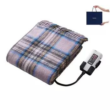 Электрический плед Sugiyama Идеально подходит в качестве подарка или для покупок Сделано в Японии Можно стирать Поставляется с таймером, чтобы не забыть выключить 82 x 140 см