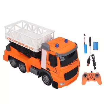 Электрический подъемный автомобиль с дистанционным управлением, 11-канальный, стимулирующий, музыкальный, световой, подъемный инженерный автомобиль для