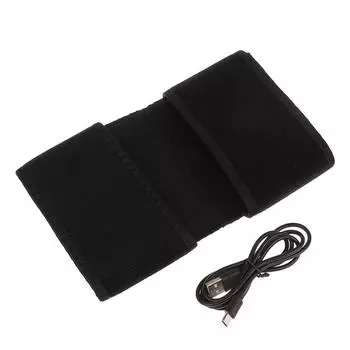 Электрический подогрев ног, наколенник, 5 В, USB/Type-C, зарядка, наколенник с подогревом, 3 уровня нагрева, наколенник, грелка для коленного сустава, облегчение боли в коленном суставе