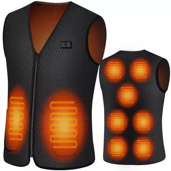 Электрический подогрев Подогрев Подогрев Внутренний подогрев Питание от USB Быстрый нагрев 9 мест генерации тепла спереди и 3 уровня температуры Ультра холодный