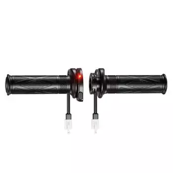 Электрический подогрев руля DC 12V для скутера, грелка для рук, 5-ступенчатая электрическая ручка с подогревом, интеллектуальный контроль температуры для зимы CHINA