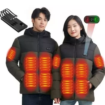 Электрический подогрев Зима 15 мест генерации тепла спереди и сзади Мобильный Независимый передний и задний температурный режим Питание USB Температура тепловой