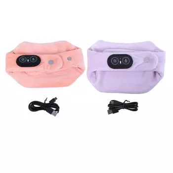 Электрический подогреваемый шейный бандаж с 3 уровнями контроля температуры и вибрационным массажем. Бархатный углеродный волокнистый шейный бандаж. Orange