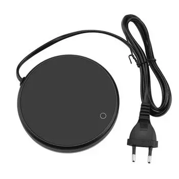 Электрический подогреватель для чашек Настольный подогреватель для кружек с чаем, кофе и молоком Подставка для подставки (черный )