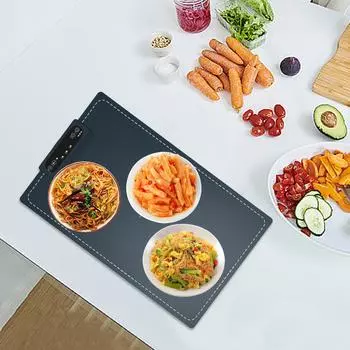 Электрический подогреватель для подносов с быстрым нагревом, нагревательная доска для кухни, мероприятий, дома