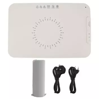 Электрический подогреватель с регулируемой температурой, 300 Вт, силиконовый, умный, быстрый нагрев, складной, Food War UK Plug