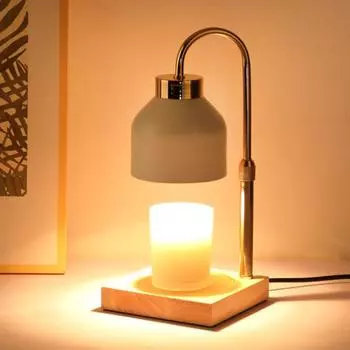 Электрический подогреватель свечей, функция затемнения с таймером, регулируемая высота, выделение аромата, уютная атмосфера, подогреватель свечей US Plug белый