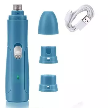 Электрический полировщик для ногтей для домашних животных, набор маникюрных инструментов, электрический полировщик для ногтей для домашних животных, набор маникюрных инструментов One Size синий