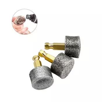 Электрический полировщик ногтей Durably Dogs, сменная шлифовальная головка, шлифовальная головка для ногтей домашних животных, триммер, инструмент для чистки ногтей домашних животных A