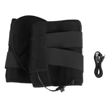 Электрический пояс с подогревом, 3 уровня вибрации, массаж, поддержка поясницы и живота на 360 градусов