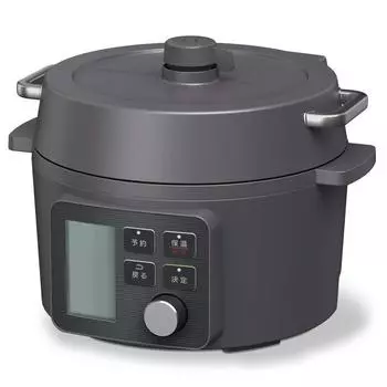 Электрическая скороварка 2,2 л черная KPC-MA2-B Iris Ohyama 65 автоматических меню в комплекте