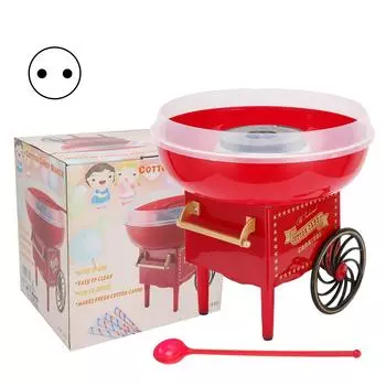 Электрический прибор для приготовления сахарной ваты в форме тележки, инструмент для приготовления сахарной ваты на день рождения RedEU 220 В