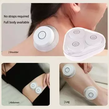 Электрический прибор для прижигания бездымный интеллектуальный быстрый нагрев профессиональный 3-скоростной портативный массажер для снятия усталости с 3 головками