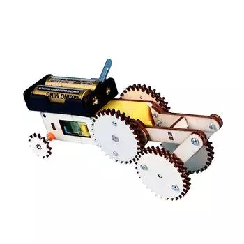 Электрический привод Круговой автомобиль Наука и технологии Небольшое изобретение DIY Студенты STEM Научная модель