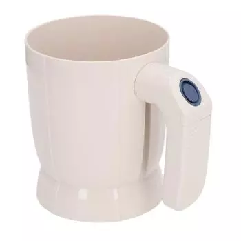 Электрический просеиватель муки емкостью 4 стакана, моющийся, работающий от батареи Электрический просеиватель муки, работающий от батареи