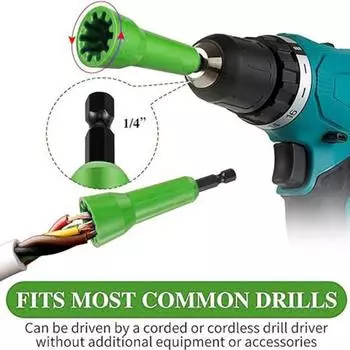 Электрический провод, гайка, инструмент для скручивания кабеля, высокая твердость, нержавеющий, универсальный, компактный, портативный кабельный твистер, разъем зелёный