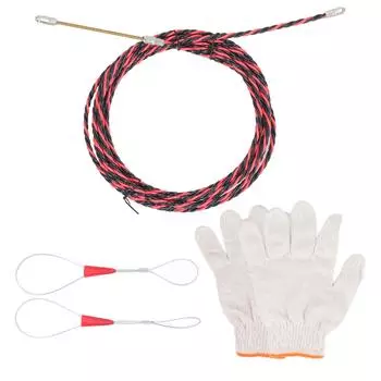 Электрический пружинный нитевдеватель для проволоки, рыбная лента, ручной инструмент для съема кабеля, электрик, устройство для нарезания резьбы 5m