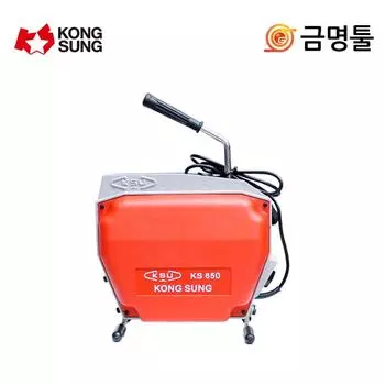 Электрический пружинный очиститель Gongsung KS 650, 300 Вт, 1,3 л.с., очиститель трубопроводов с пружинным сверлом для канализационных труб KS650 16mm