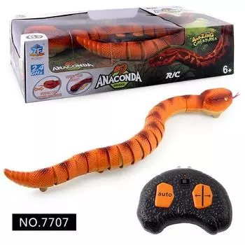 Электрический Пульт Дистанционного Управления Новая Странная Игрушка Пульт Дистанционного Управления Гремучая Змея Животное Инфракрасная Симуляция Питон Смешной