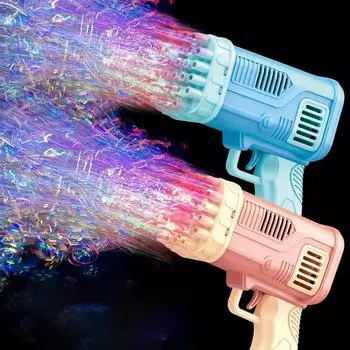 Электрический пузырьковый автомат с 32 отверстиями, Интернет-пистолет знаменитостей, пузырьковая водная палочка, детская игрушка без пузырьковой воды и аккумулятора