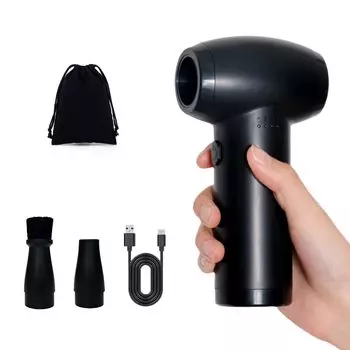 Электрический пылесос CRIMOCA Air Duster 150000RMP Пылесос со сжатым воздухом Бесщеточный двигатель Мини-распылитель с 2 насадками для воздушного компрессора 4 уровня
