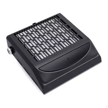 Электрический пылесос для ногтей 100 Вт, многоразовый, удобный пылесос для ногтей, черный белый