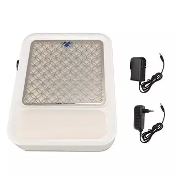 Электрический пылесос для ногтей 2 в 1, маникюрная подушка для рук с многоразовым фильтром EU Plug